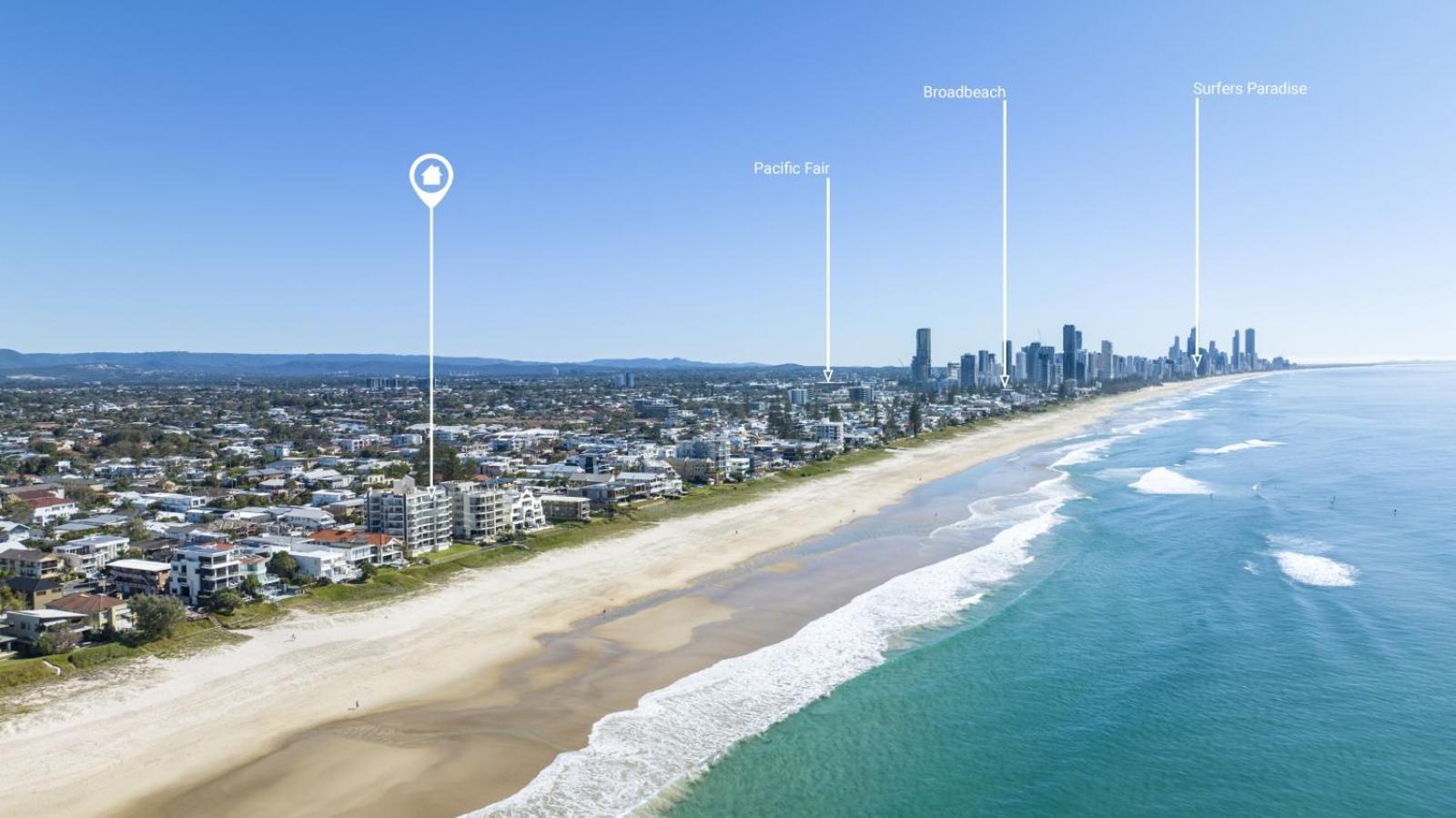 Foreshore Beachfront Apartments Gold Coast Eksteriør bilde